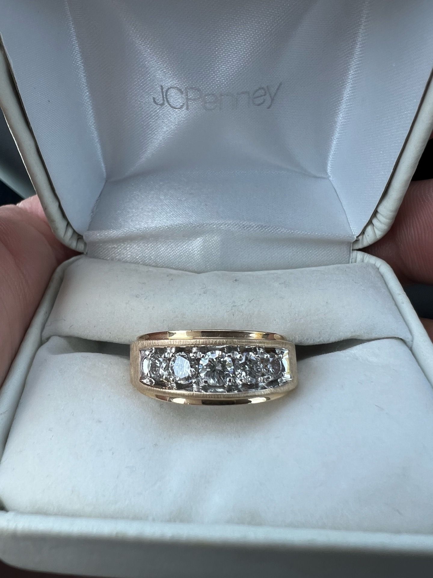 14k Diamond ring (mens ring)