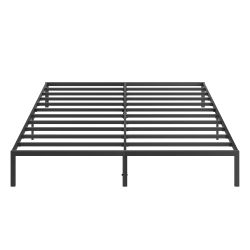King Metal Platform Bed Frame, Sturdy Black Metal, No Box Spring Needed