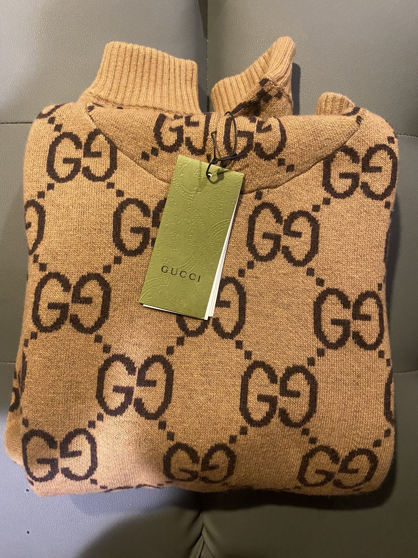 Gucci GG Wool Hooded Sweater M NWT