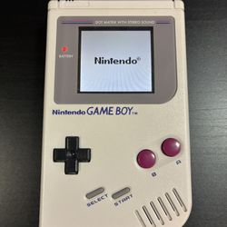 Original Nintendo Game Boy Handheld System DMG-01 w/ Bright Display Screen