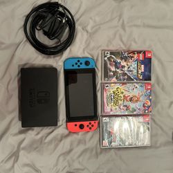 Nintendo Switch + Games