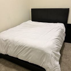 OBO Queen Mattress, Bed Frame And Box Spring 