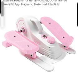 pink foot pedal workout machine