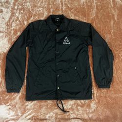 Men’s size XXL Huf essentials triple triangle coaches jacket coat windbreaker Streetwear
