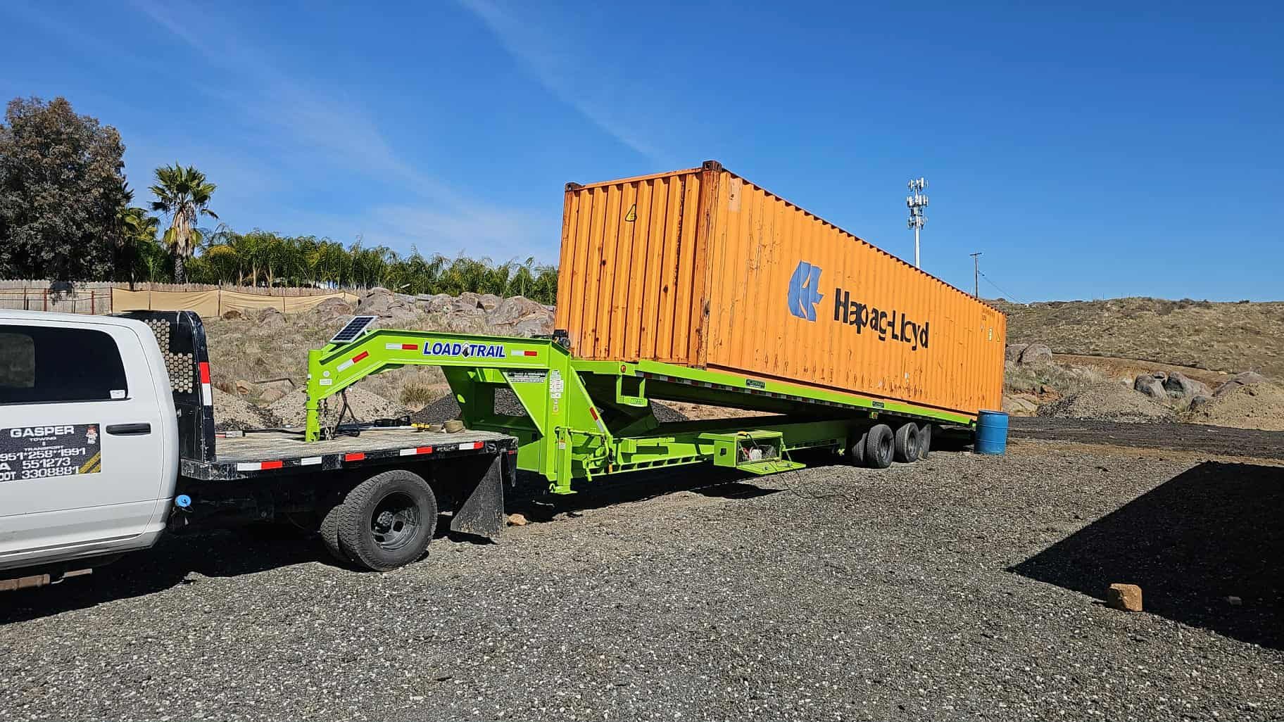 TRAILER TRUCK 40FT TILT 