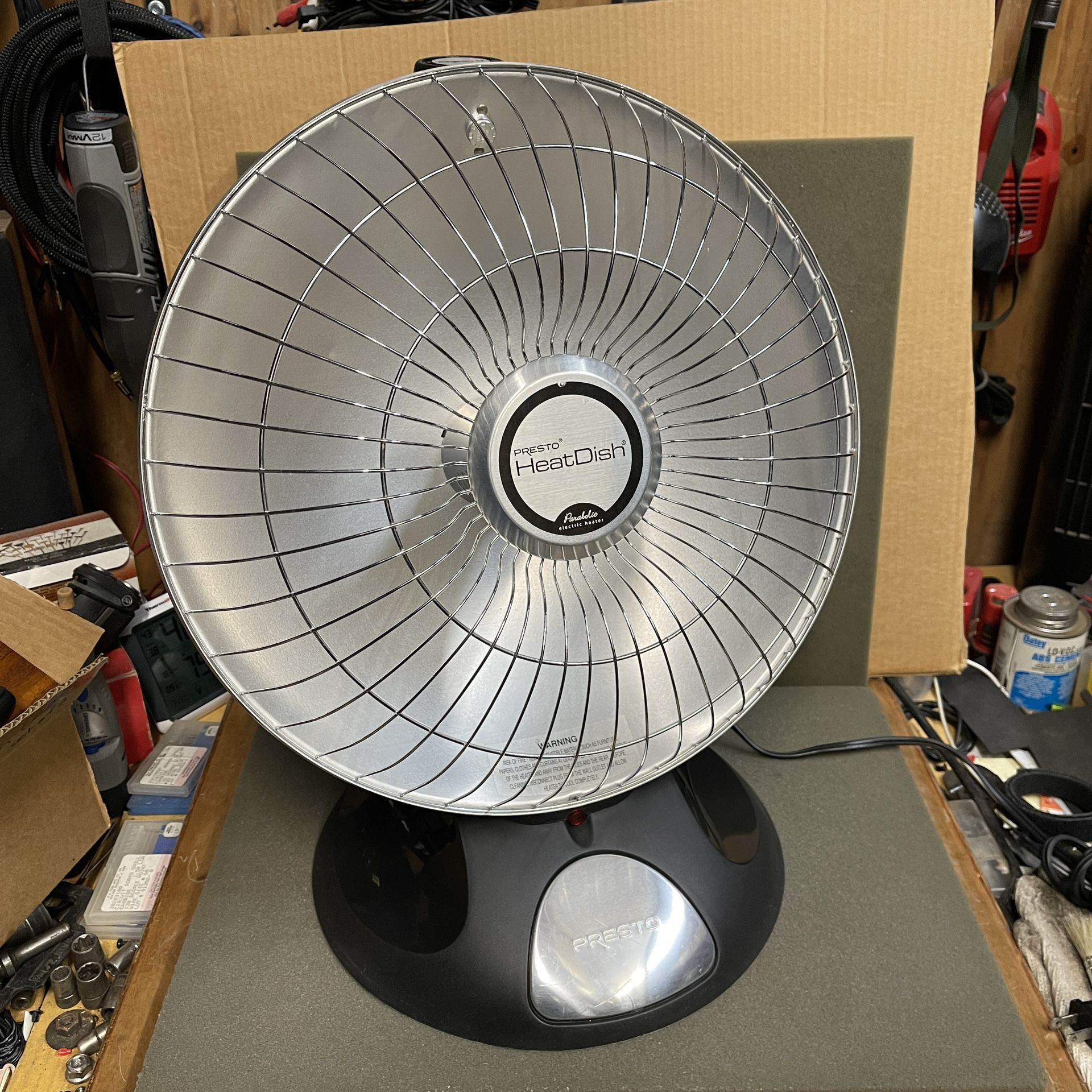 Presto Heat Dish Parabolic Electric Heater