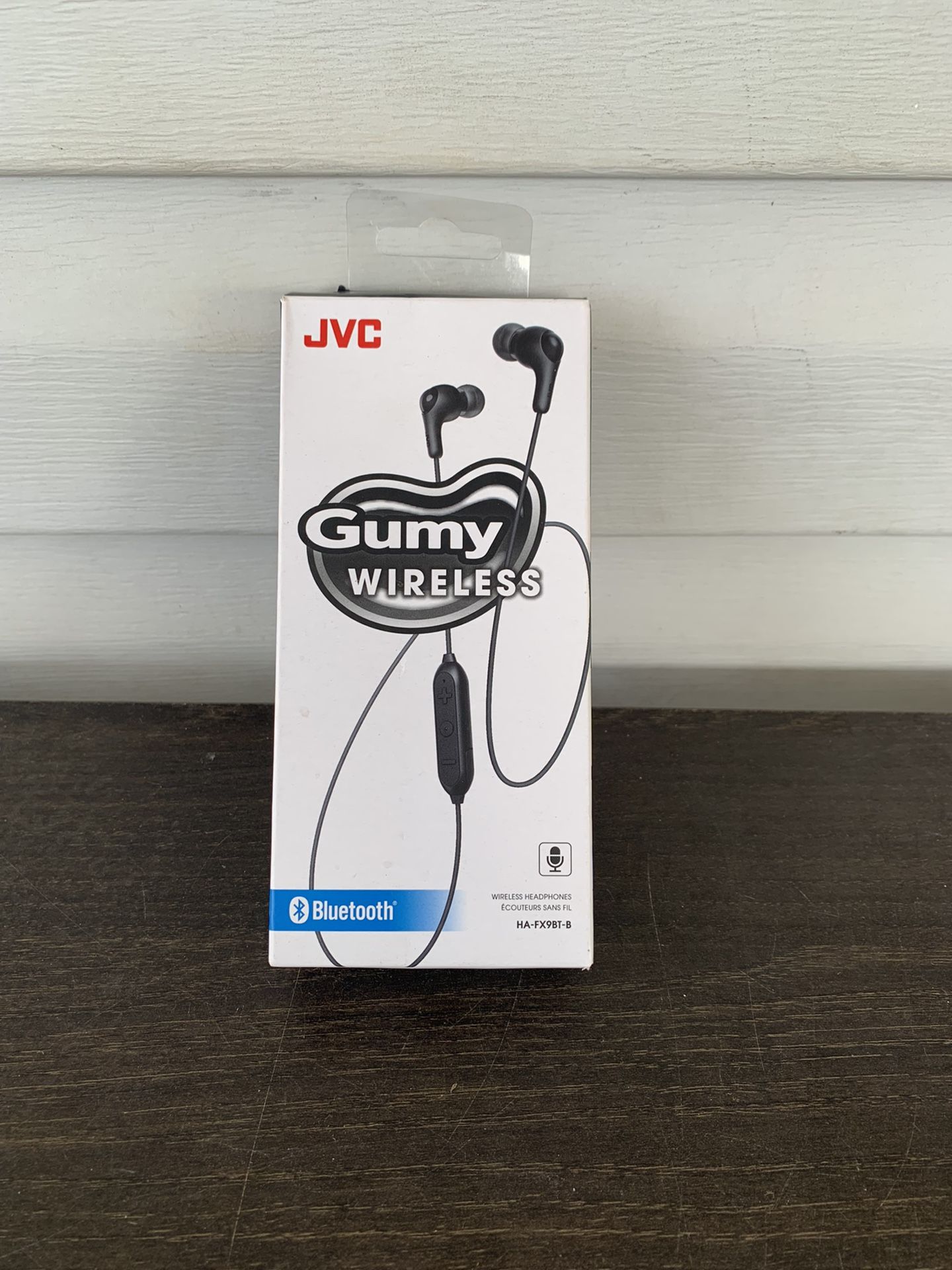 JVC Gumy Wireless Bluetooth Earbuds Black HA-FX9BT-B