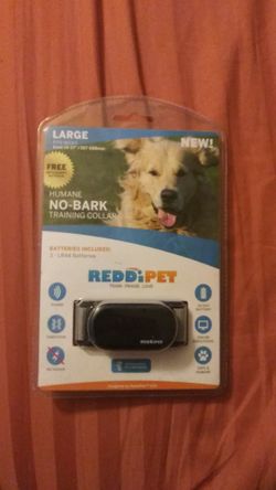 Reddipet humane no-bark training collar, Large