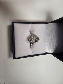 10k White Gold Ring