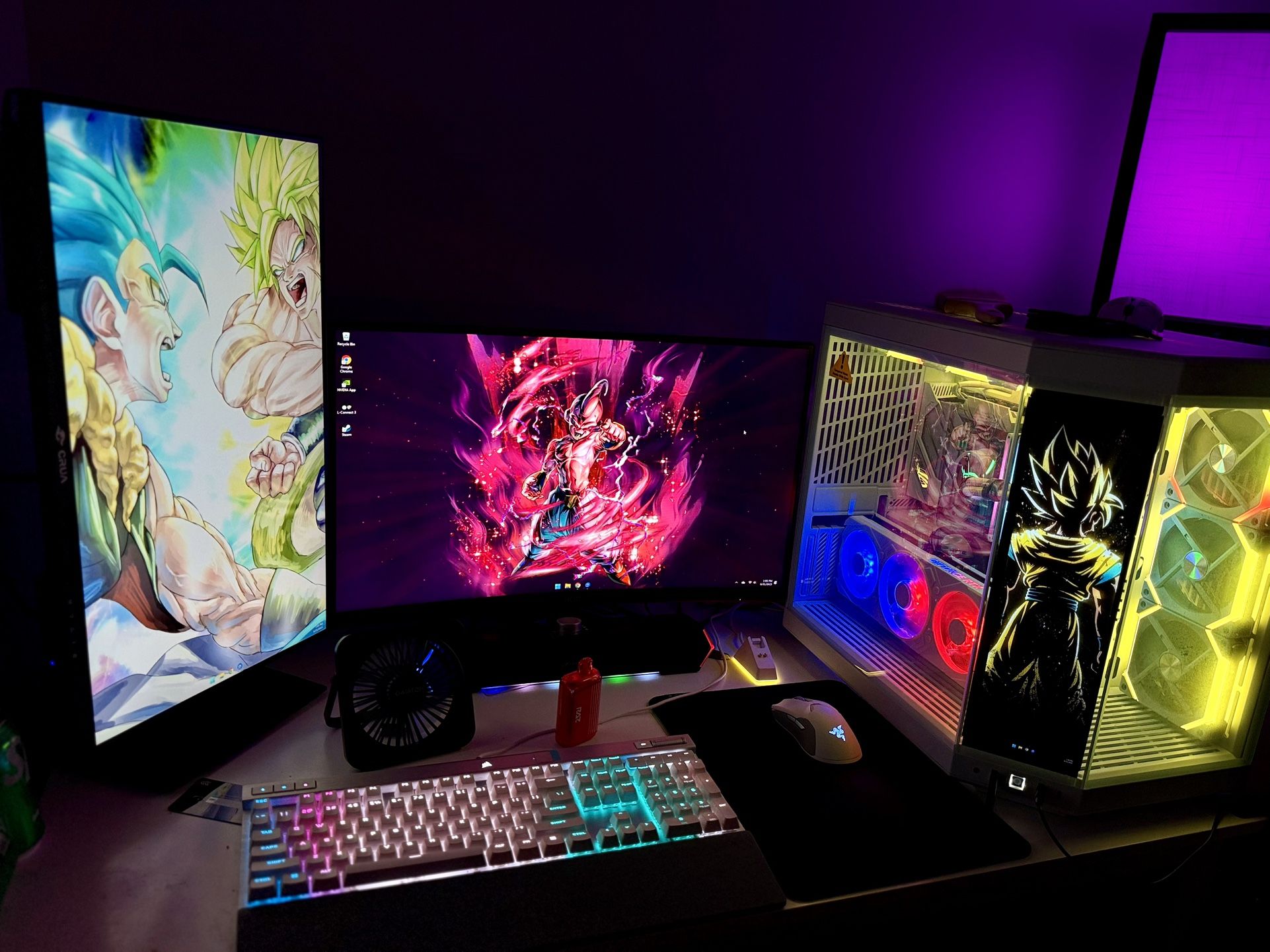 GAMING PC SET UP ALL IN
