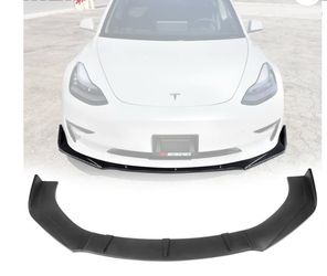 3-piece universal front bumper lip, chin spoiler