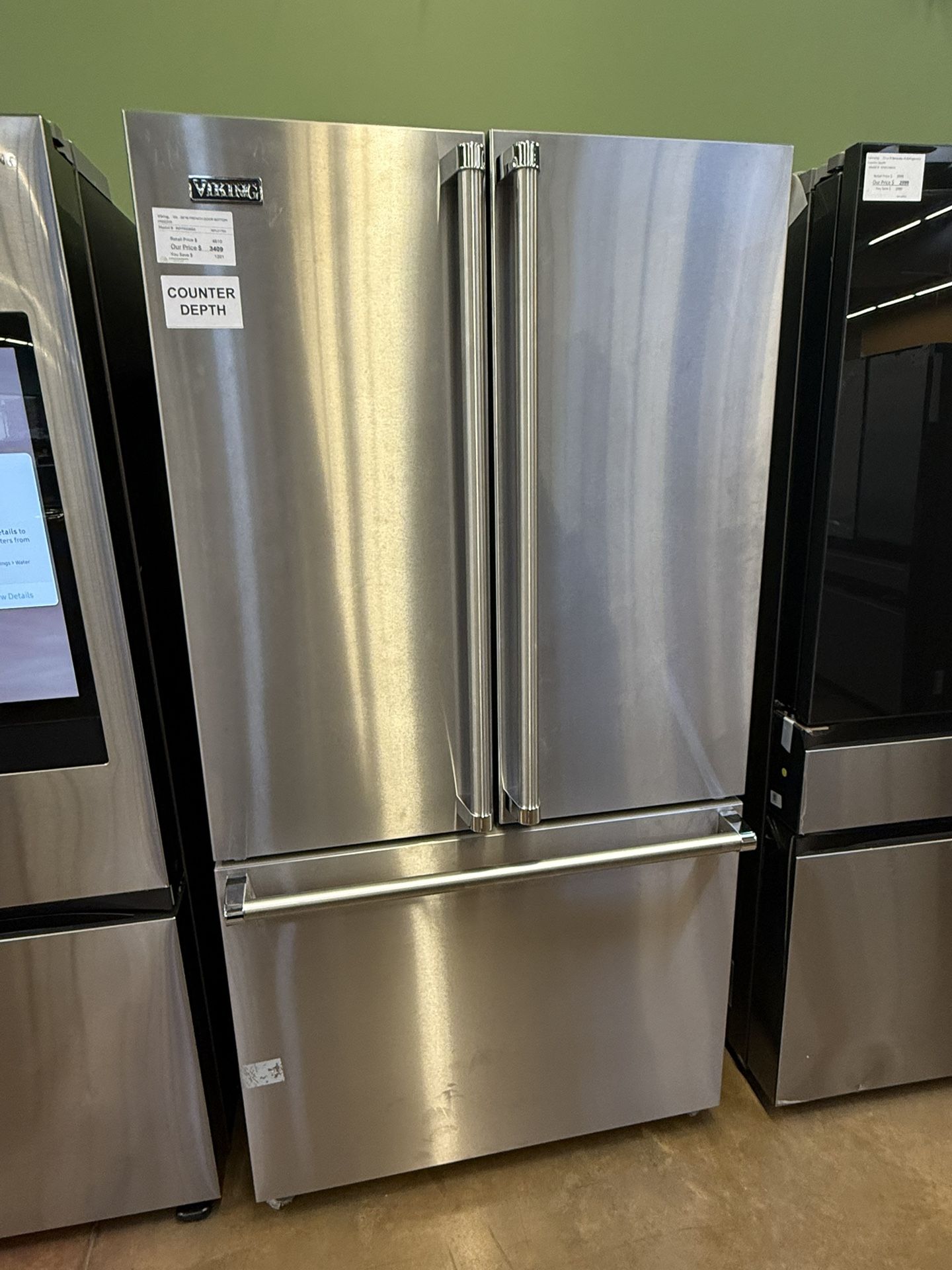 Viking 36” refrigerator counter depth