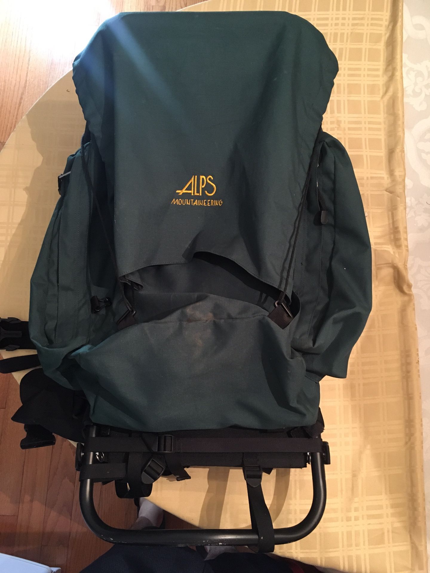 Alps external frame backpack