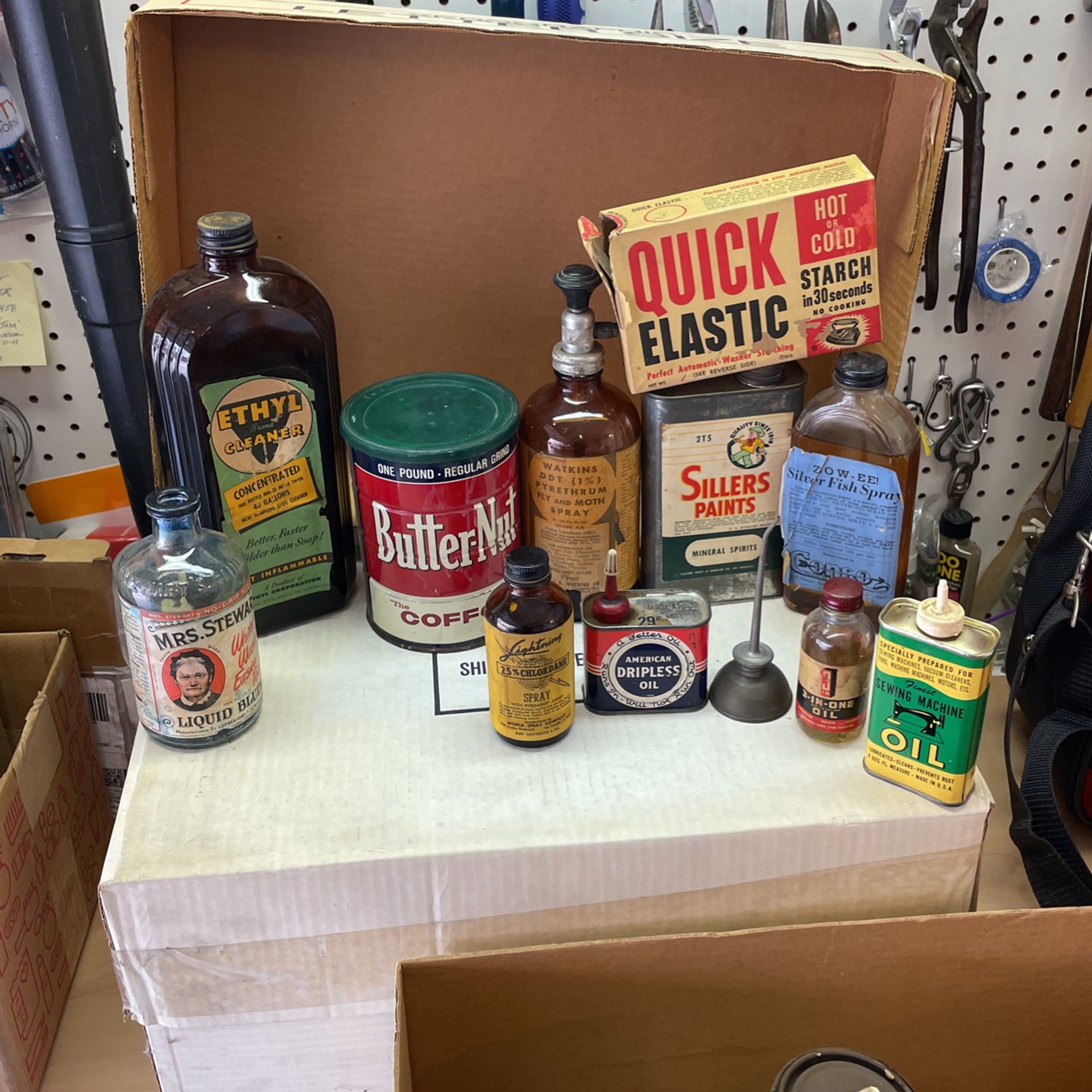 Old 1940’s & ‘50s  Bottle & Can Products