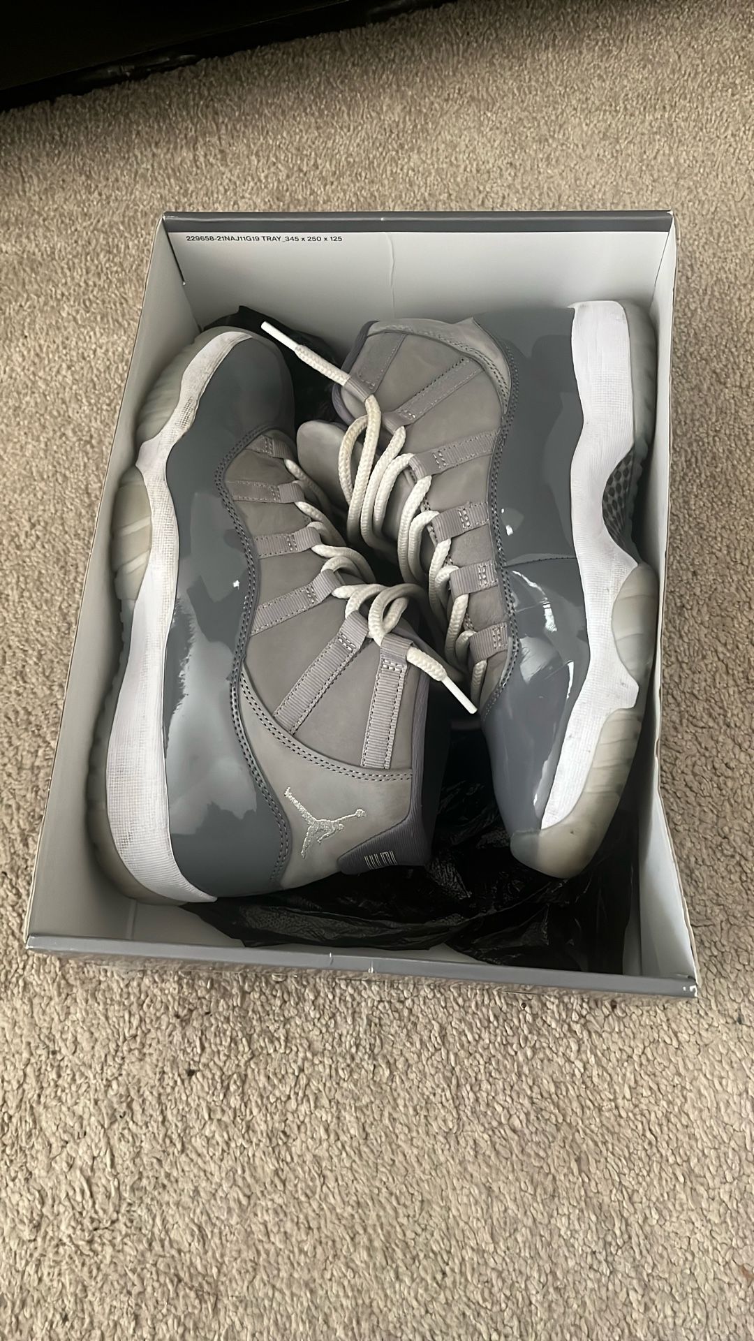 COOL GREY JORDAN 11s