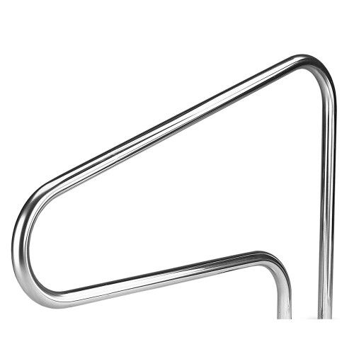 Pair Of  4-Bend flanged Stair Rail Swimming Pool handrail, Stainless

Stee