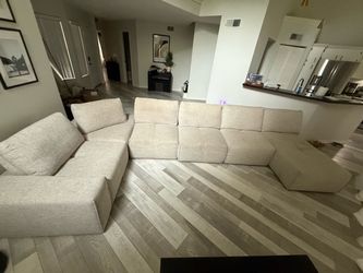 7-Piece Modular Sectional cream/beige