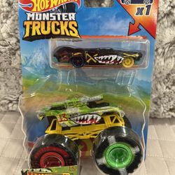 Hot Wheels Invader Monster Trucks Plus Bonus Car
