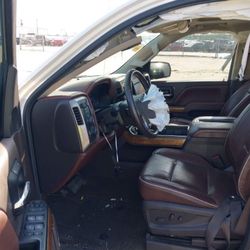 High Country Interior For 14 Thru 18 Silverado And 15-19 2500HD 3500HD  Sierra OEM Brown Leather Seats Crew Cab Chevy GMC Parts 