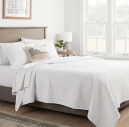 Garment Washed Paisley Stitch Quilt - Threshold™