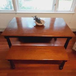 WOOD DINING TABLE