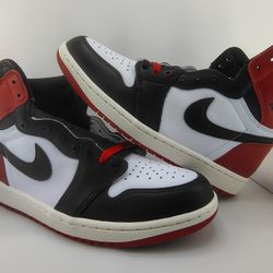 Air Jordan 1 Retro High OG Black Toe Reimagined size 9