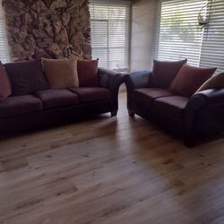 2 Piece Sofa Couch Set Delivery Available For $50 Extra 