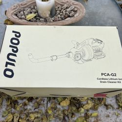 Populo PCA-G2 Cordless Drain Cleaner Kit (20V) – Works Great 