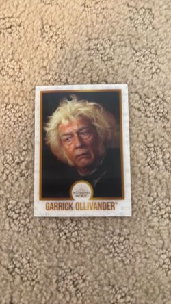 Garrick Ollivander Harry Potter Wizarding World Chocolate Frog Card