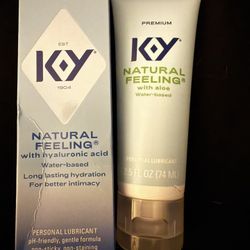 2 new Bottles of KY Natural Feelings 
