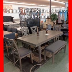 🚨 Clearance 6pcs Table Set