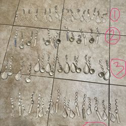 Vintage Glass Chandelier Replacement Panels