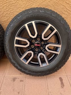 GMC Sierra suburban Tahoe Silverado Yukon wheels and tires