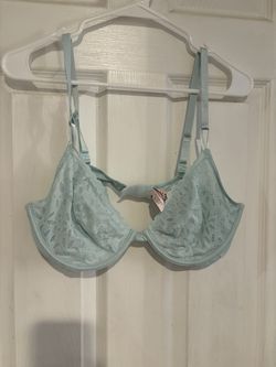 Victoria's Secret Light Blue Lace Bra 38C