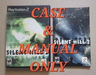 Silent Hill 2 (PS2) CASE & MANUAL ONLY