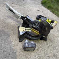 Ryobi 18v 7 1/4 Miter Saw W4ah 