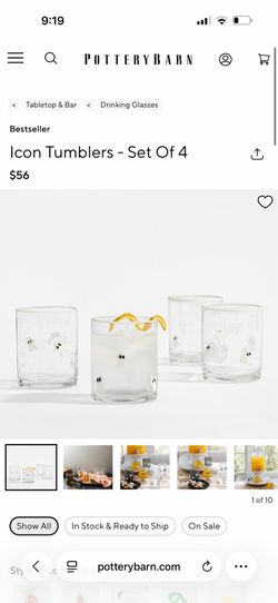 Pottery barn icon cups