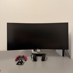 35 Inch Curved LG Gaming Monitor With Stand