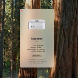 2024 Apple Mac Mini M4 2TB 24GB Factory Upgraded