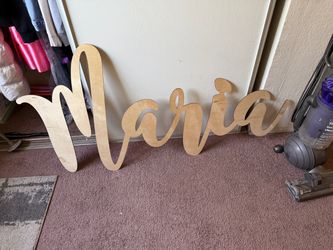 Wooden Sign Maria