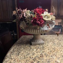Custom Floral Arrangement In Ornate Vase
