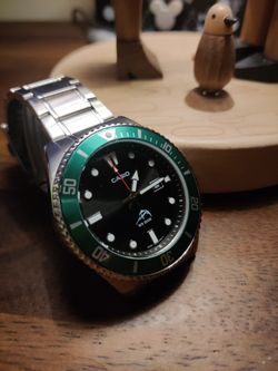 Casio Mdv-106 Submariner With Steel Band