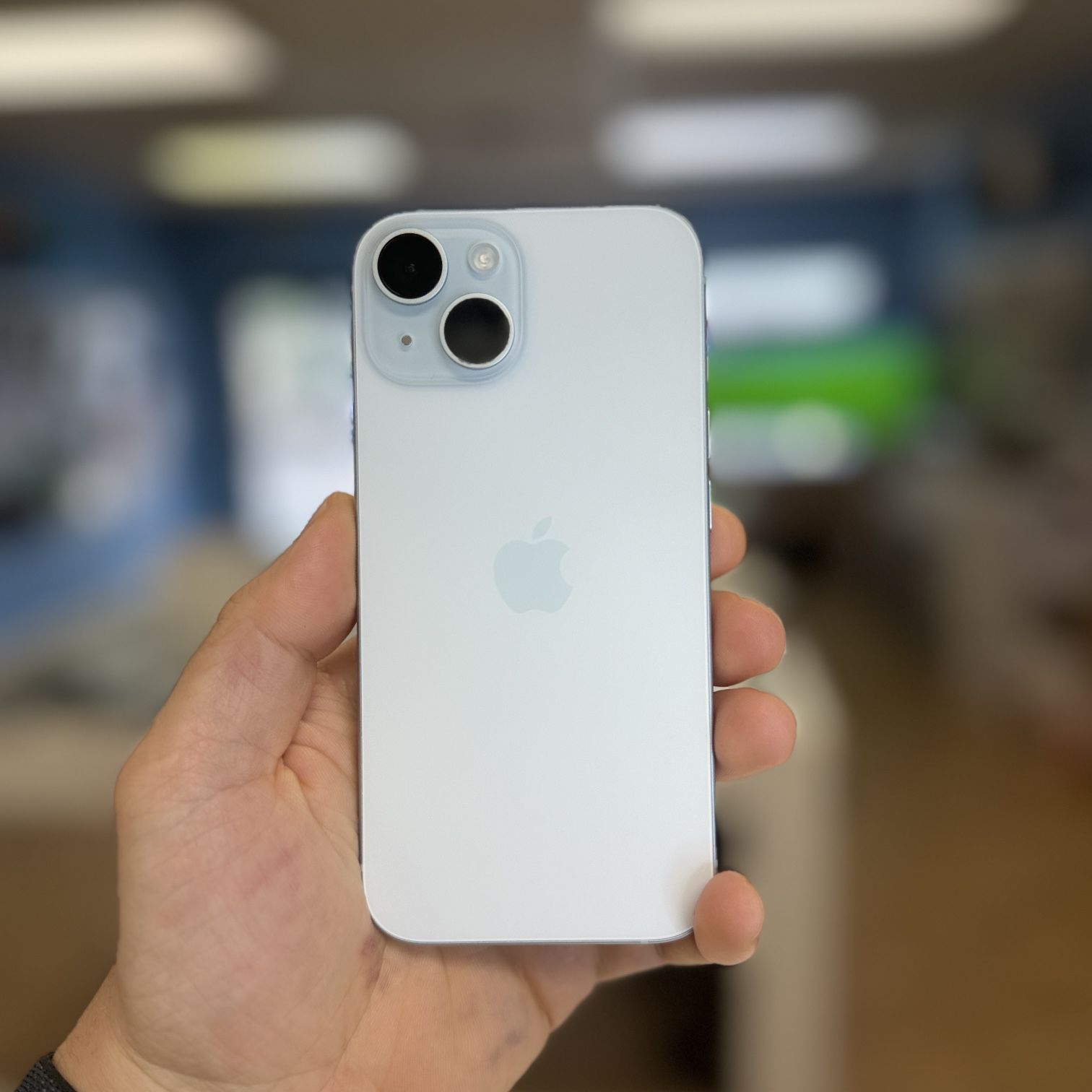 iPhone 15 Blue 128GB Factory Unlocked with Apple Care til June 