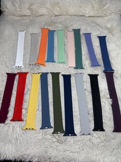 Lot of 18 loop sport bands for apple watch 41/42/44/45mm
