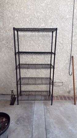 5 shelve adjustable wire rack