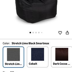 Big joe Black Bean Bag Chair