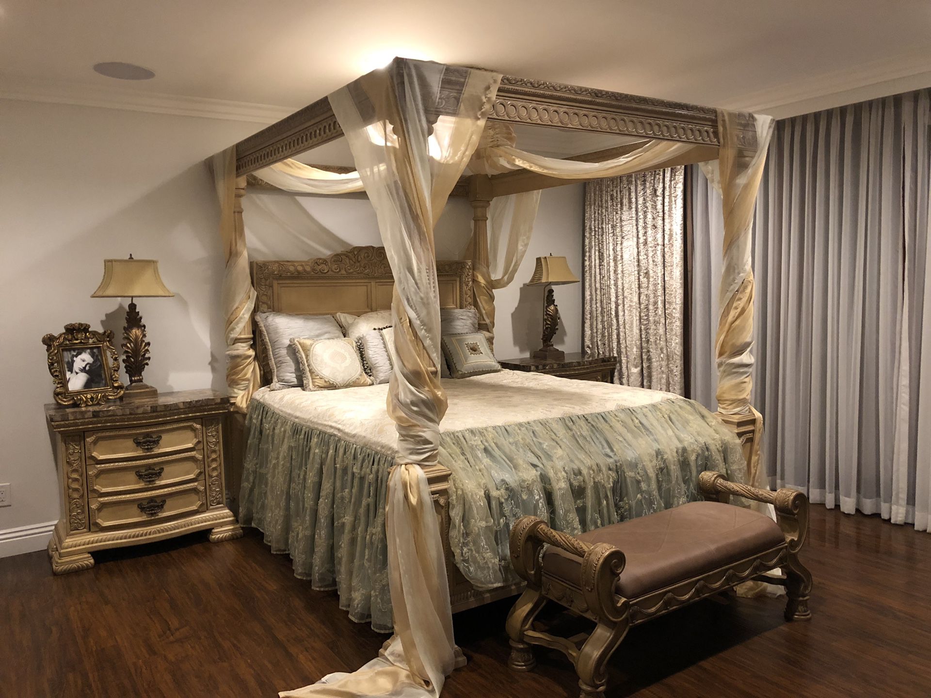 Luxury bedroom furniture set MSRP $8,000
