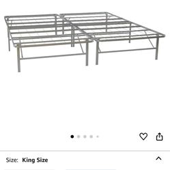 King bed metal frame base