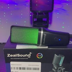 Zeal Sound Microphone With RGB Lights 