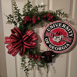 Georgia Bulldog Wreath 
